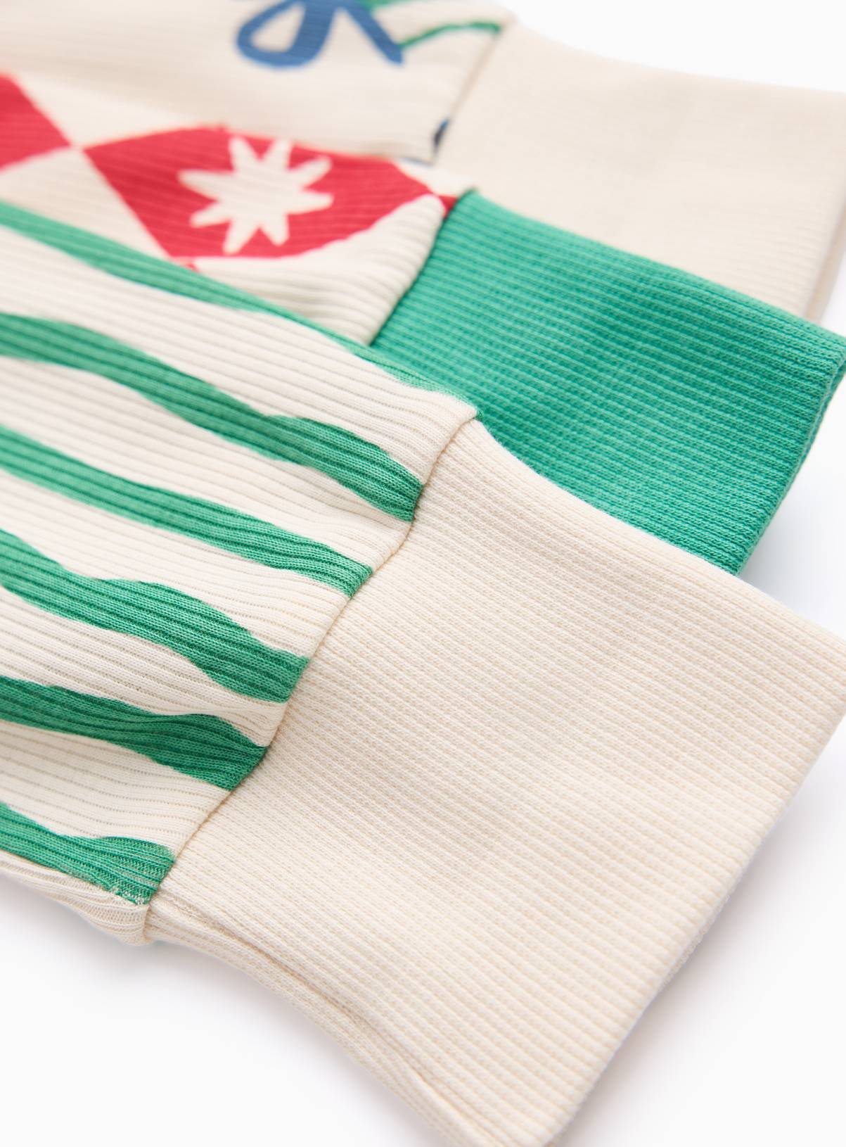 Christmas Grow With Me Ribbed Pyjamas 3 Pack Up to 1 mth - Image 2